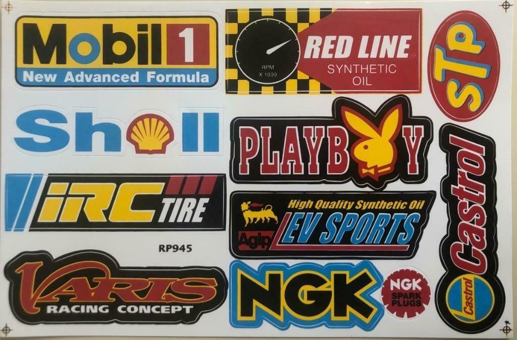 Sponsor stickervel stickers stickers, Ophalen of Verzenden