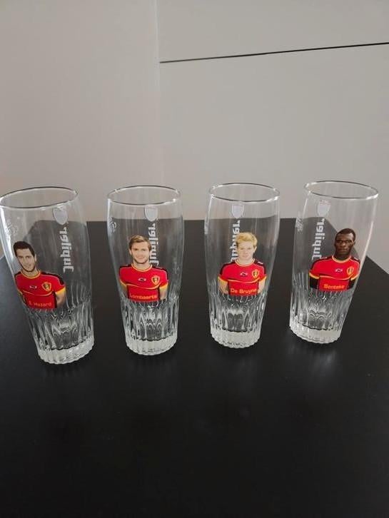 Bierglazen jupiler Rode Duivels, Verzamelen, Ophalen