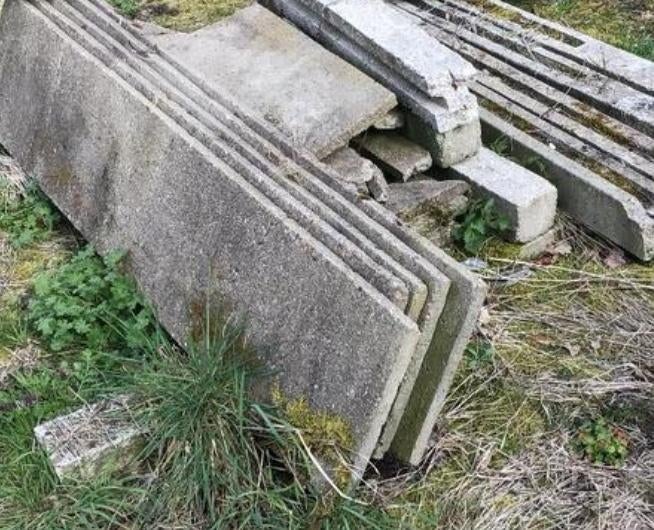 Gezocht gratis betonplaten, Enlèvement, Utilisé