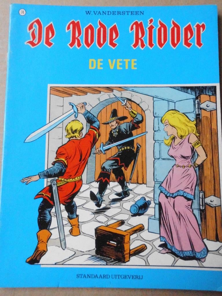 De Rode Ridder - De vete, Enlèvement ou Envoi, Une BD, Studio  Vandersteen, Utilisé