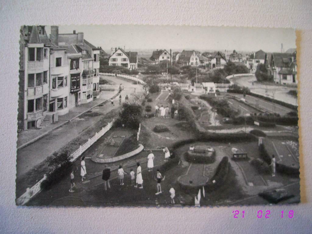 Postkaart : Westende : Minigolf, Envoi, Comme neuf, Autres sujets/thèmes, Photo