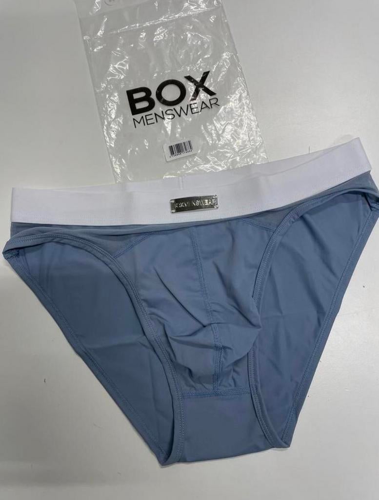 Boîte en maille microfibre Slip New, Envoi, Gris, Box, Slip