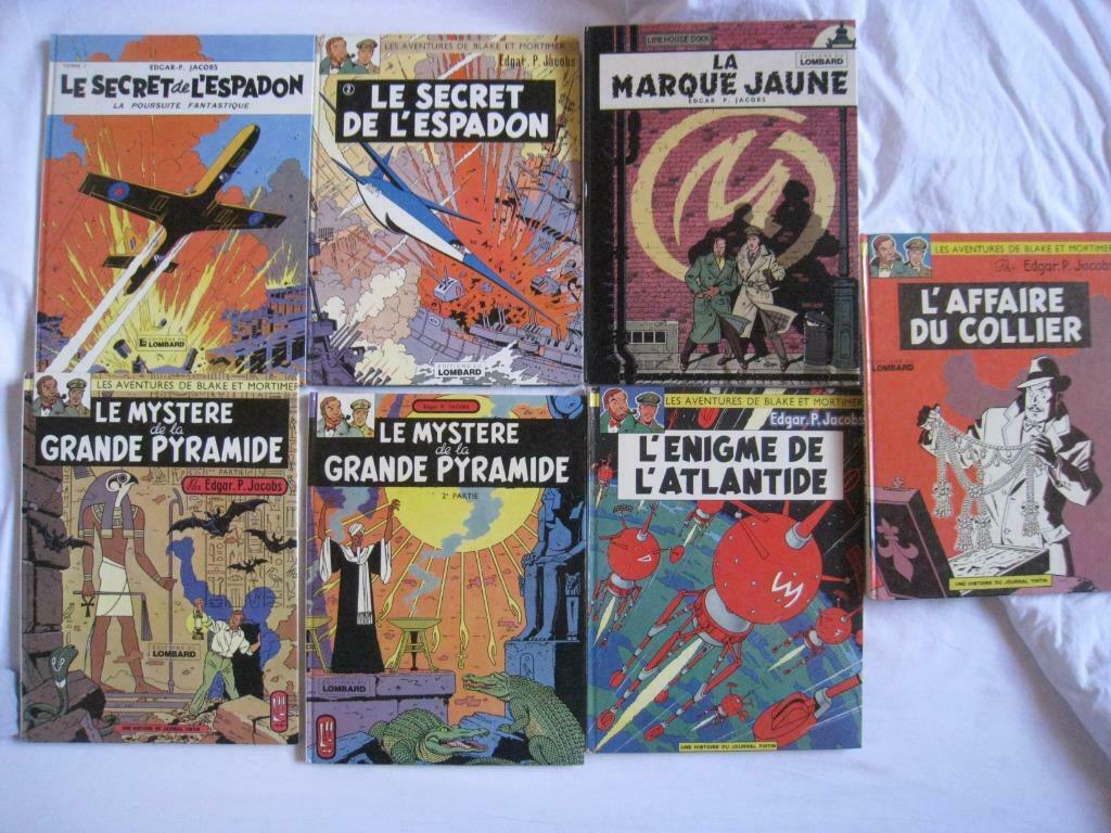 BLAKE MORTIMER JACOBS NO HERGE LOT BD, Plusieurs BD, Enlèvement ou Envoi, Edgar P. Jacobs, Comme neuf