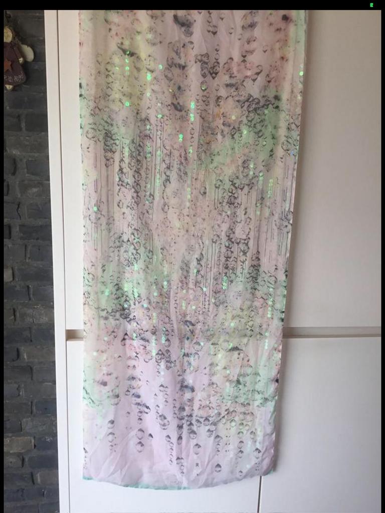 Ted Baker sjaal met pailletten (180/67 cm), Ted Baker, Ophalen of Verzenden, Zo goed als nieuw, Sjaal