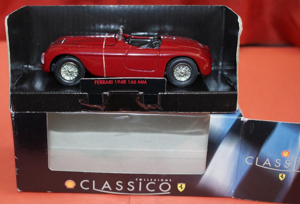 SHELL Classico Collezione - Ferrari 1948 166 MM **NEUF+BOX**, Hobby en Vrije tijd, Ophalen of Verzenden, Nieuw, Auto