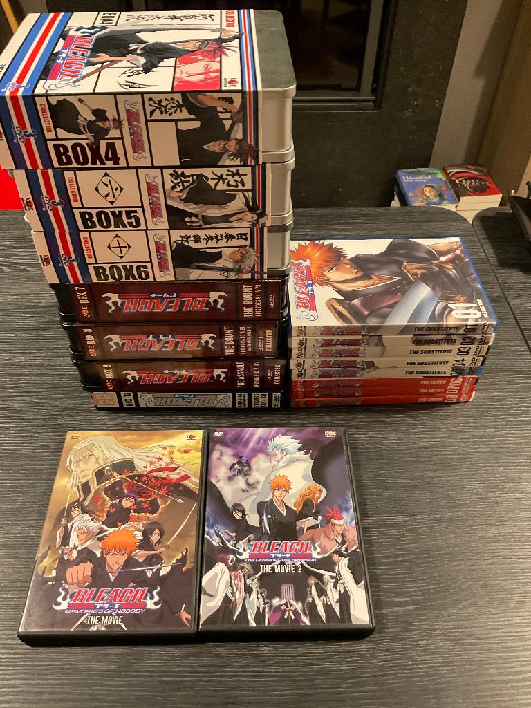 Vaste collection de DVD Bleach Manga NL, CD & DVD, Enlèvement ou Envoi, Comme neuf