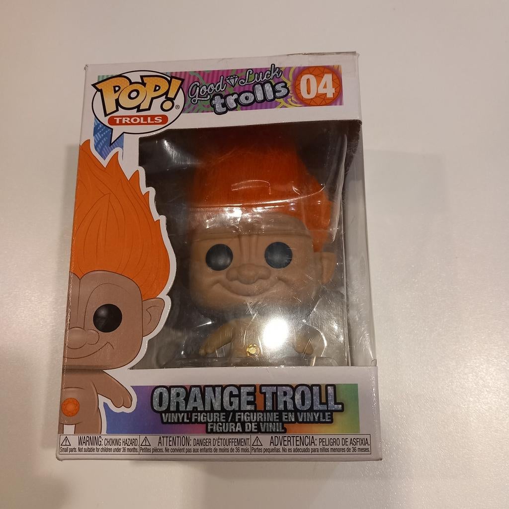 Funko pop Orange Troll nr 04, Ophalen of Verzenden, Zo goed als nieuw