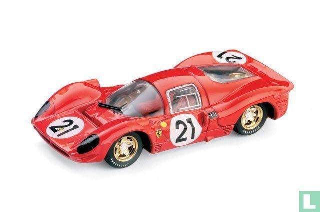 1967 Ferrari 330 P4 #21 Le Mans - Brumm 1:43, Hobby & Loisirs créatifs, Enlèvement ou Envoi, Comme neuf, Voiture