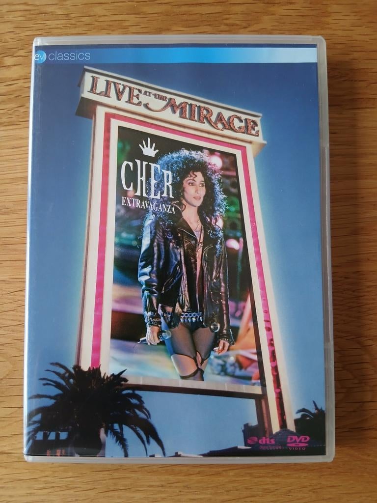 CHER-Live at the mirage (Las Vegas) Tournée 90 dvd, Enlèvement ou Envoi