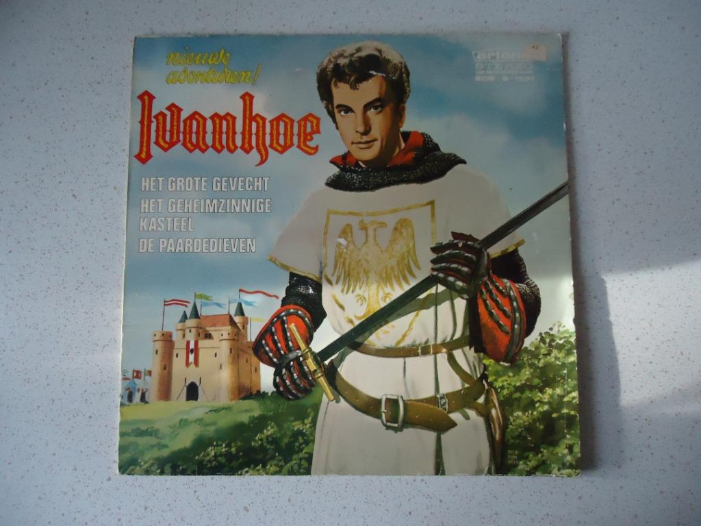Vintage Avonturen LP Nieuwe Avonturen van "Ivanhoe", Ophalen of Verzenden, Gebruikt, Verhaal of Sprookje