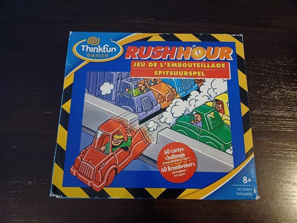 RUSHHOUR   -  Gezelschapsspel Thinkfun games, Hobby en Vrije tijd, Ophalen, Zo goed als nieuw, Thinkfun games