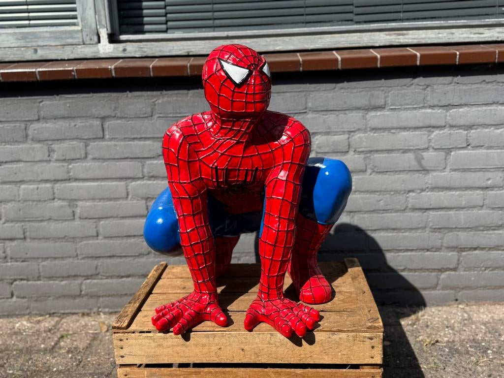 Mooi groot Spiderman beeld, Ophalen, Superheld, Zo goed als nieuw, Beeldje of Figuurtje