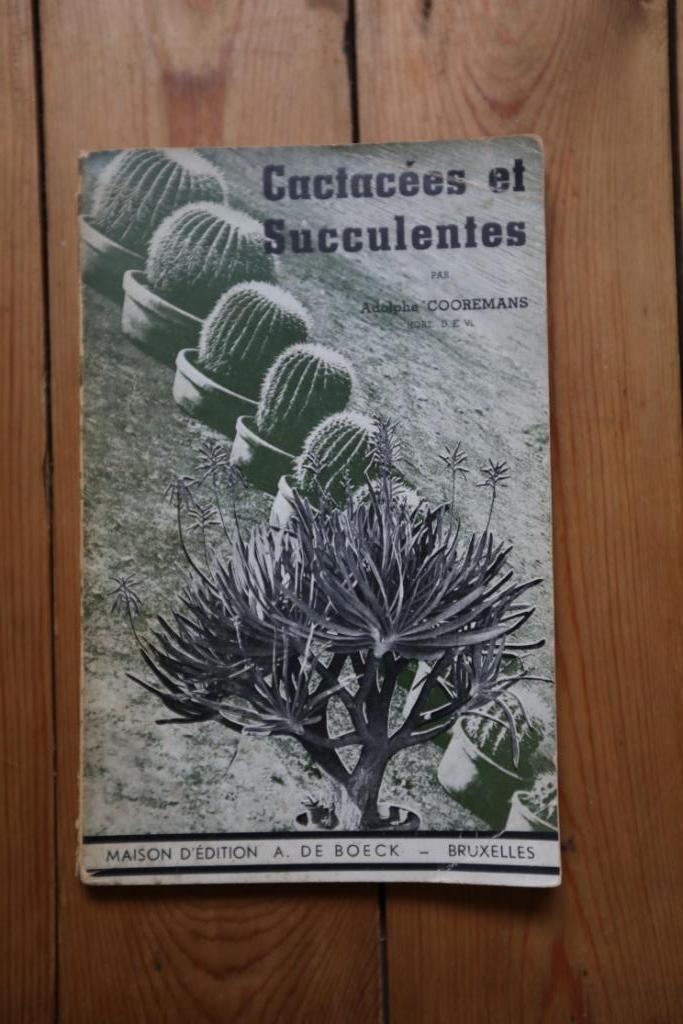 Cactacées et Succulentes. A.Cooremans 1939, Enlèvement ou Envoi, Utilisé, Adolphe Cooremans