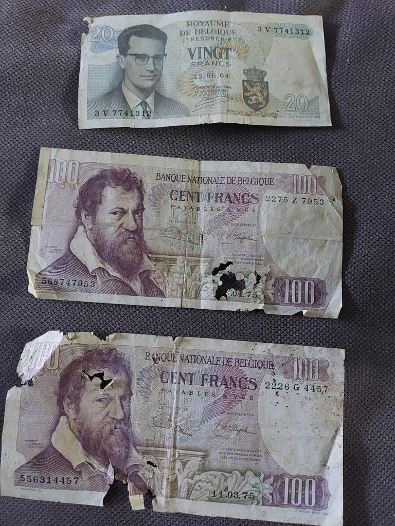 Belgische bankbiljetten, Postzegels en Munten, Bankbiljetten | België, Ophalen of Verzenden