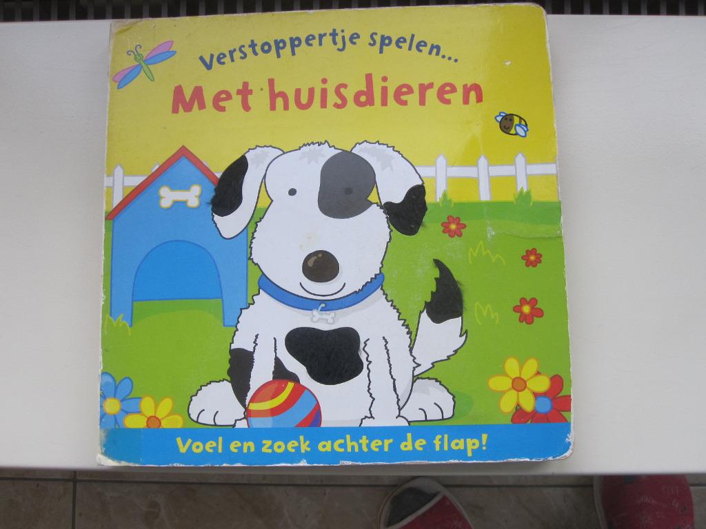 kartonboek : Verstoppertje spelen ...Met huisdieren, Boeken, Ophalen, Gelezen