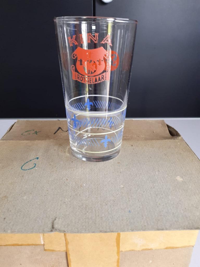 Glas Glazen Kina Rotselaar, Ophalen, Zo goed als nieuw, Frisdrankglas