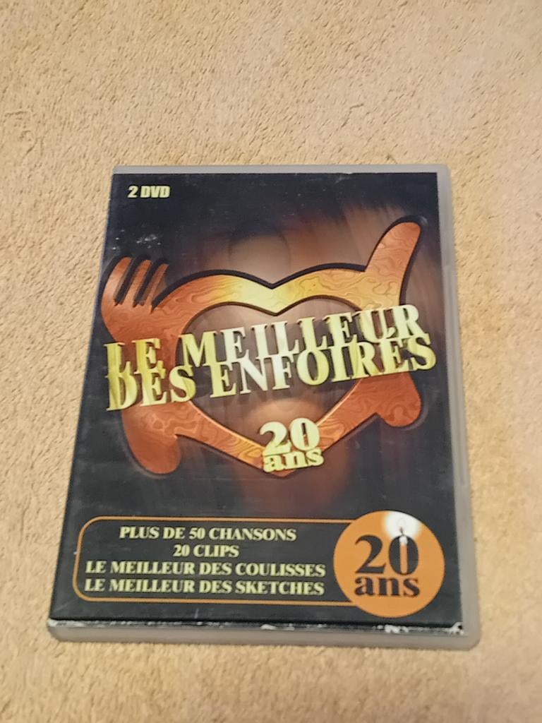 5 DVD Les enfoirés, CD & DVD, À partir de 6 ans, Enlèvement ou Envoi, Comme neuf, Musique et Concerts