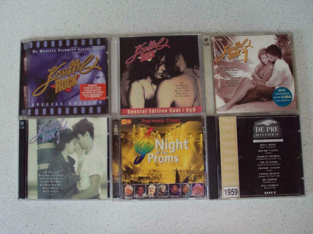 Lot 13 met 6 CD's "Knuffelrock, Night of the Proms & De Pre, Cd's en Dvd's, Ophalen of Verzenden