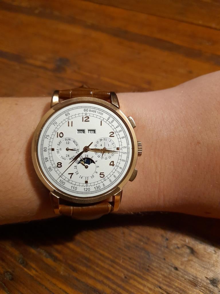 Mooi automatisch Herenhorloge., Handtassen en Accessoires, Horloges | Dames, Ophalen of Verzenden