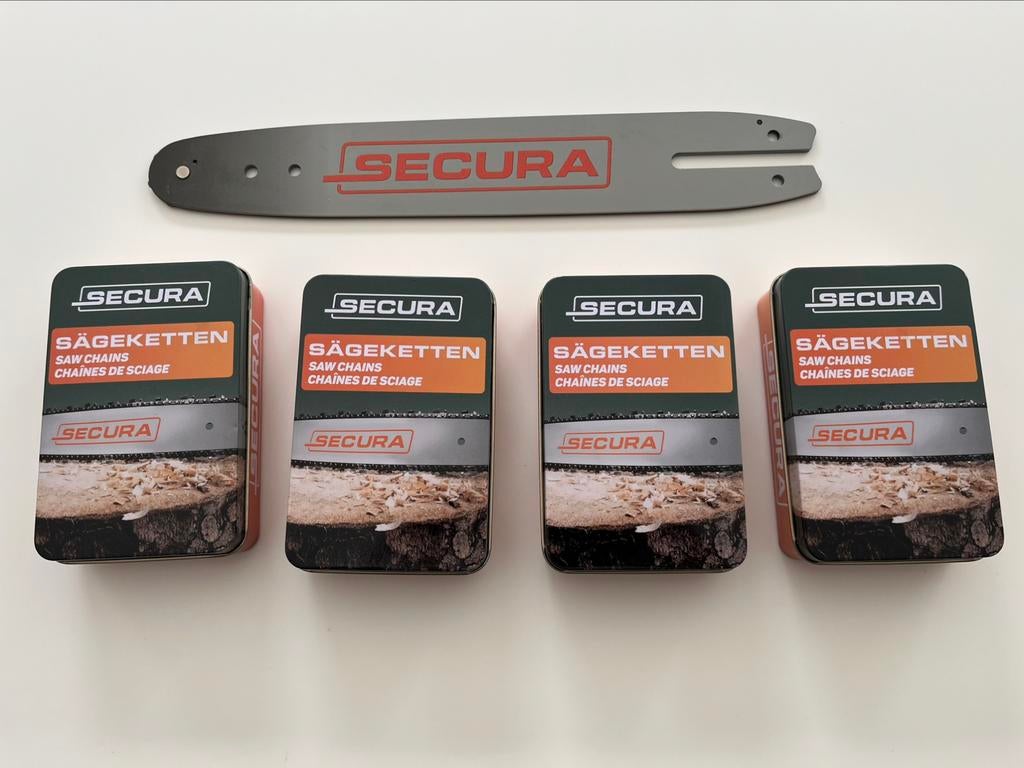 Zaagblad 30cm + 4 kettingen voor stihl nieuw, Ophalen of Verzenden, Nieuw