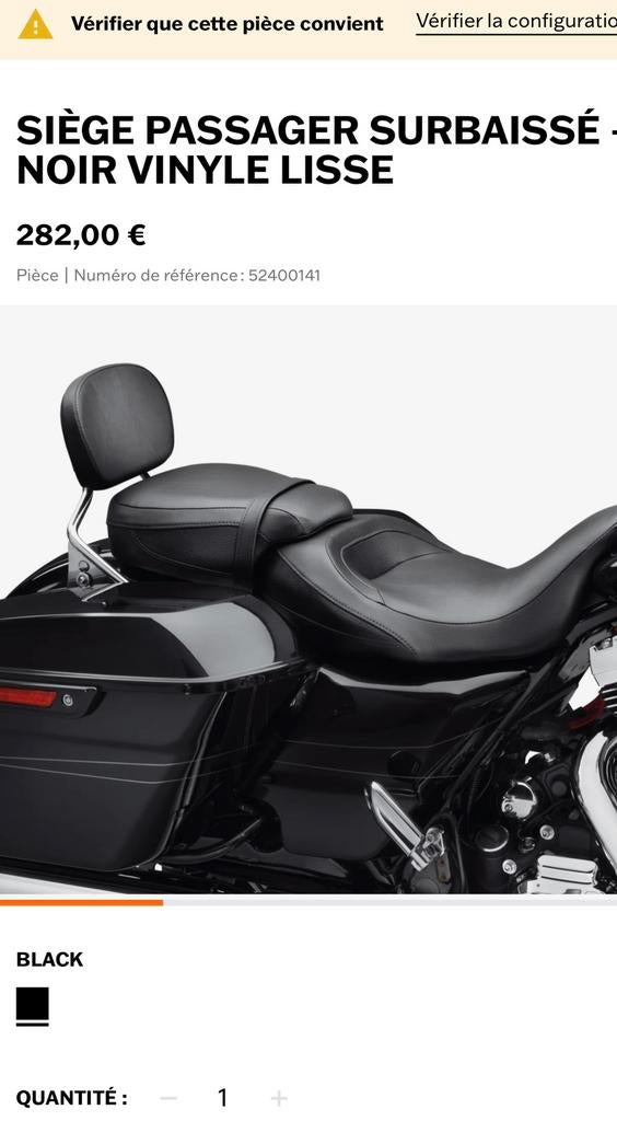 Harley Touring 2021 achterbank voor passagiers, voetenbank, Ophalen of Verzenden