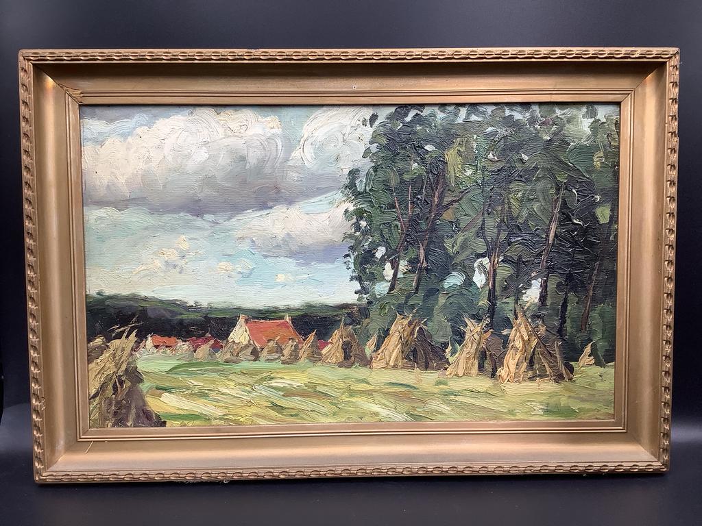 Peinture Georges LAMBILLOTTE, Antiquités & Art