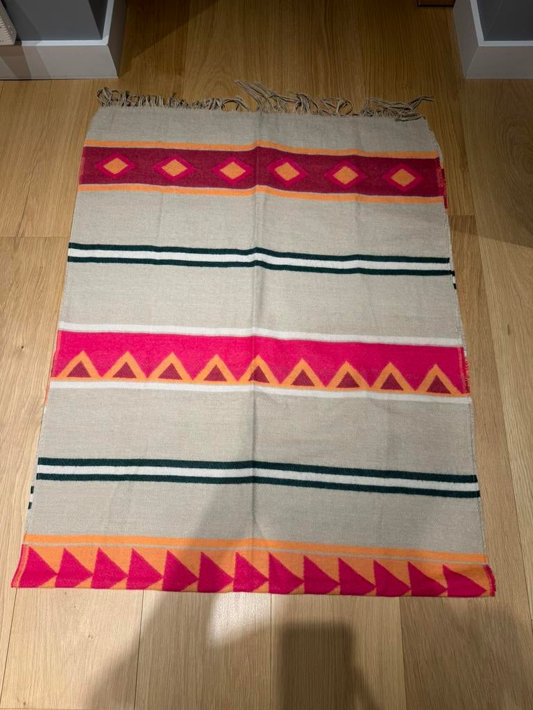 Veelkleurige plaid, Ophalen, Zo goed als nieuw