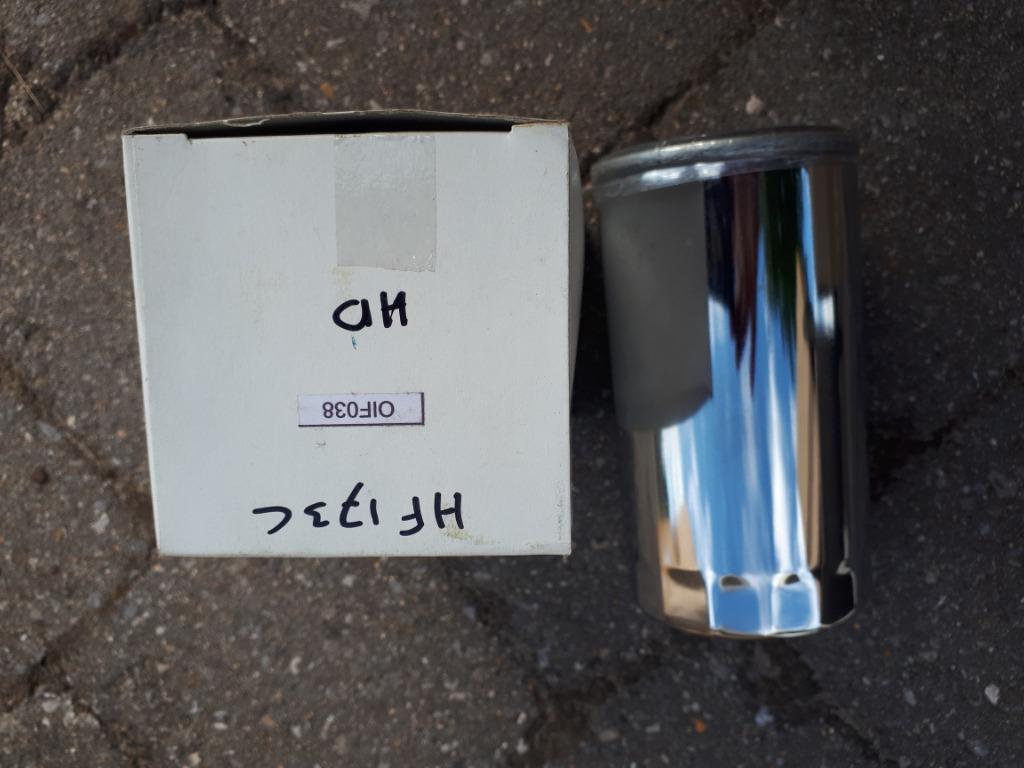 Harley Davidson oliefilter s merk Filtrex (chroom en zwart), Motoren, Onderdelen | Harley-Davidson, Nieuw, Ophalen of Verzenden