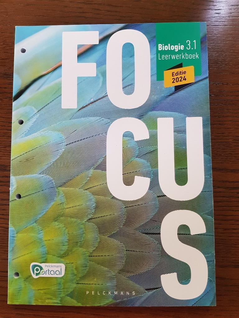 Leerwerkboek Biologie 3.1 FOCUS, Enlèvement, Neuf, Secondaire, Biologie