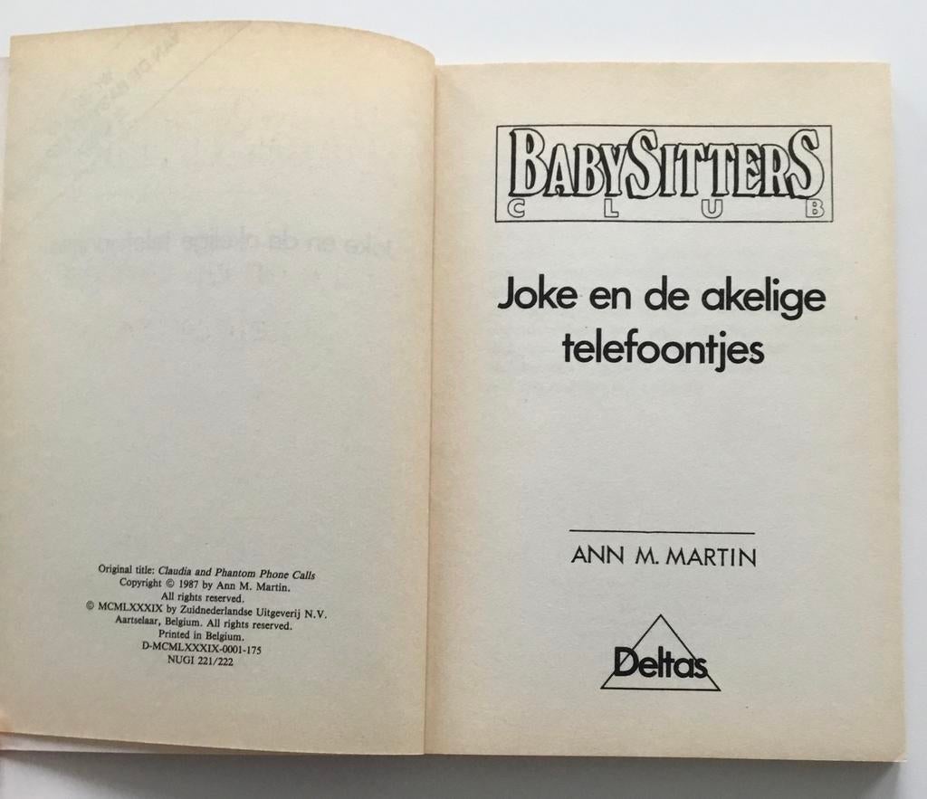 A.M. Martin - Joke en de akelige telefoontjes, Ophalen of Verzenden, Gelezen, A.M. Martin
