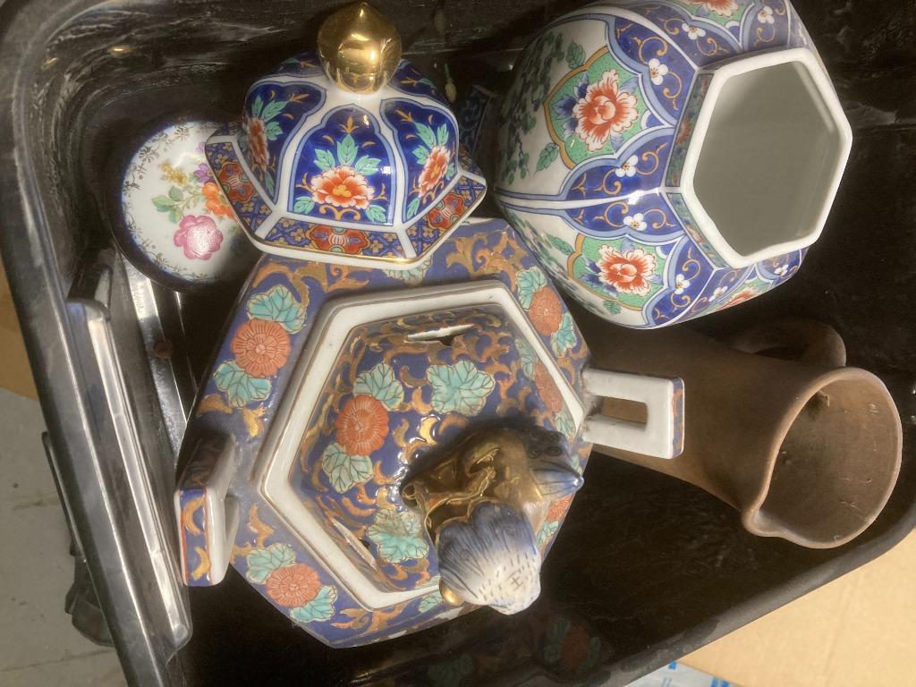 chinese vazen, Ophalen