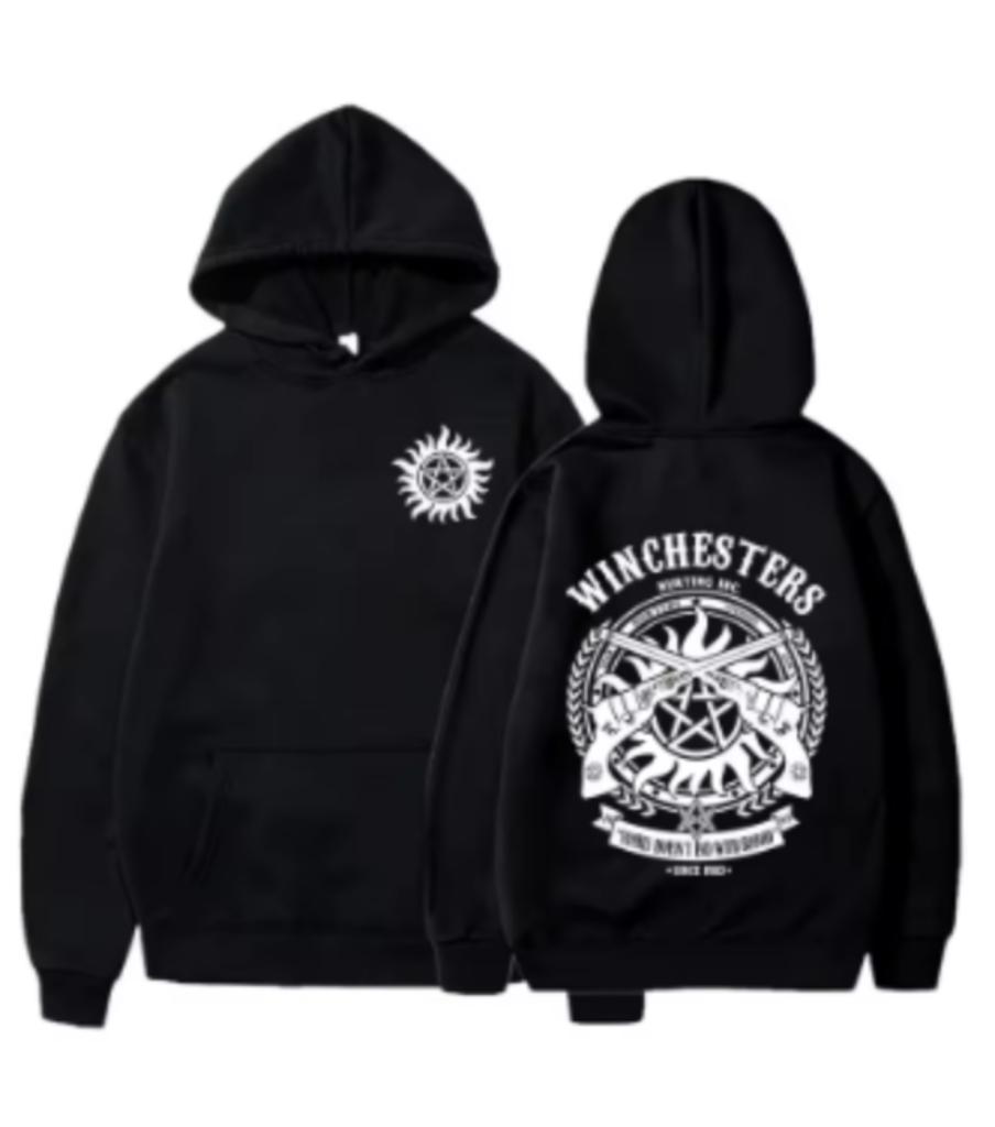 Luxe hoodie / capuchon trui Winchesters Hunting, Ophalen of Verzenden, Nieuw, Maat 46 (S) of kleiner
