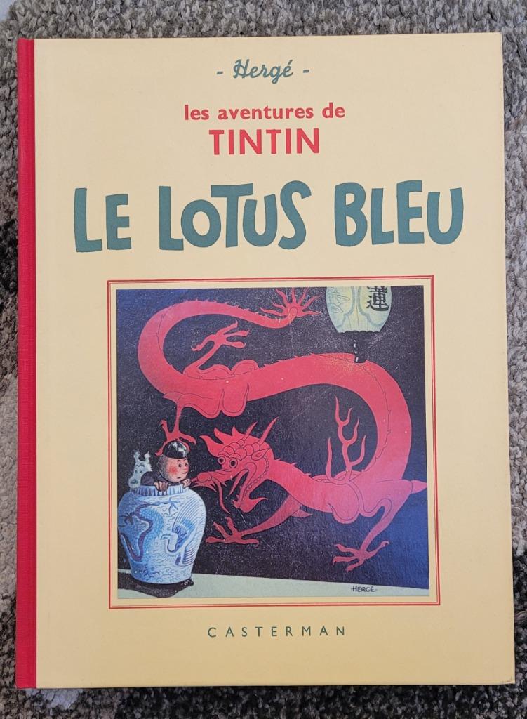 Tintin Hergé Le Lotus Bleu Relié, Livres, Enlèvement, Comme neuf, Hergé