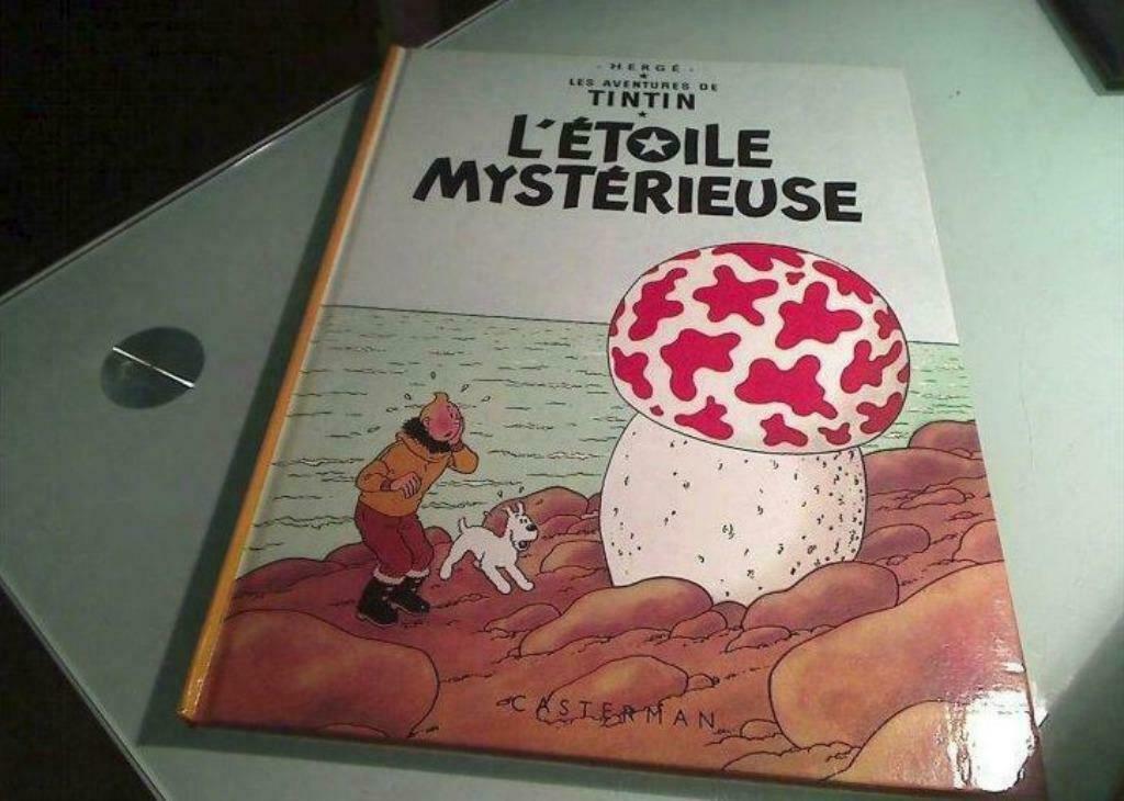 Tintin L'étoile mystérieuse, éditions Casterman,, Une BD, Enlèvement, Comme neuf