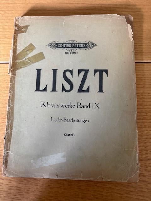 Liszt – Klavierwerke Band IX Lieder-Bearbeitungen, Gebruikt, Klassiek, Ophalen of Verzenden, Artiest of Componist