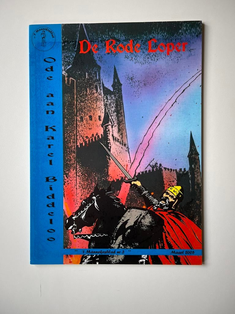 De rode loper De rode ridder mannekesblad sc op 1000 ex, Ophalen of Verzenden, Nieuw