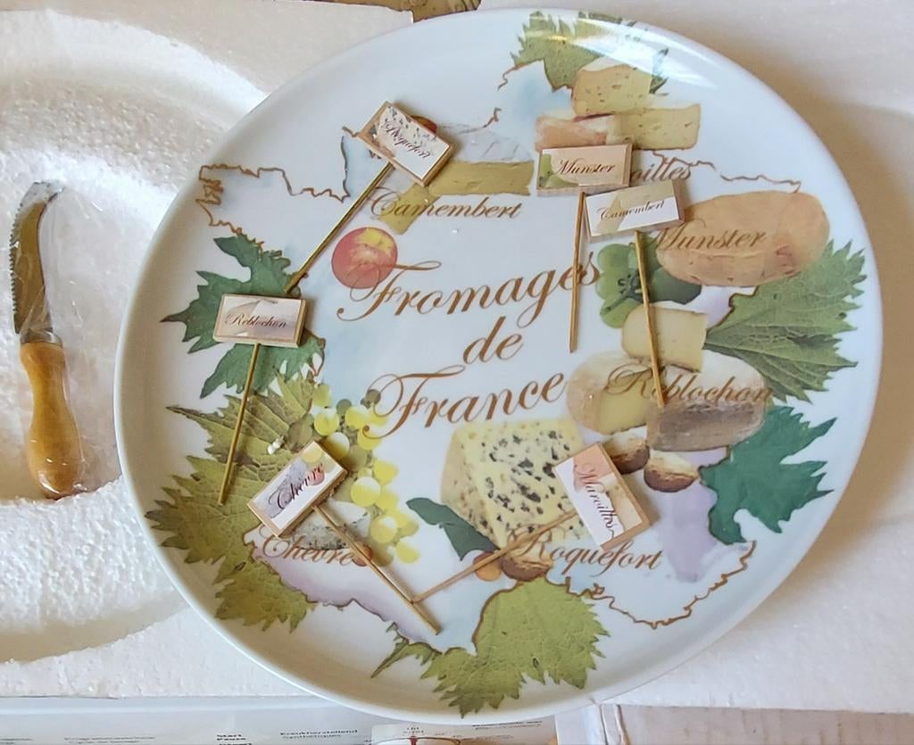 Plateau fromage de France 26cm, Enlèvement ou Envoi