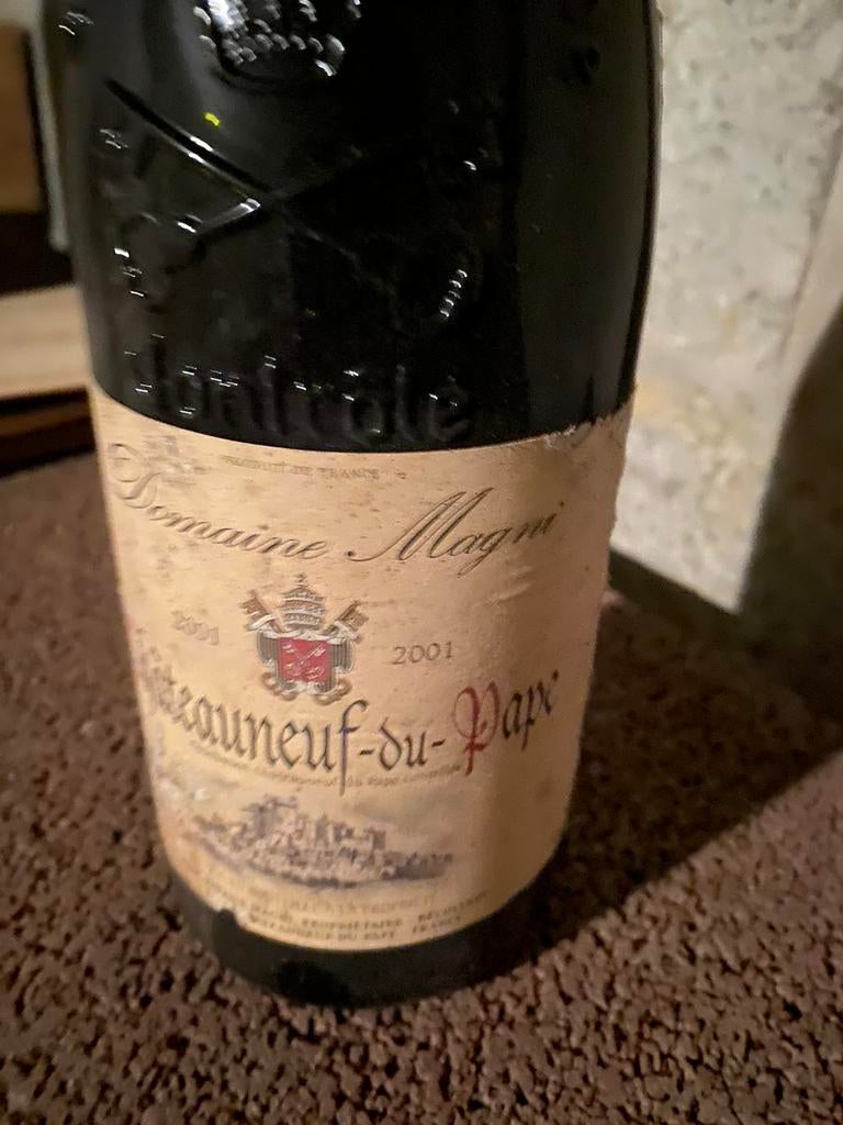 Chateauneuf du pape 2001 Domaine Magni, Enlèvement, Comme neuf