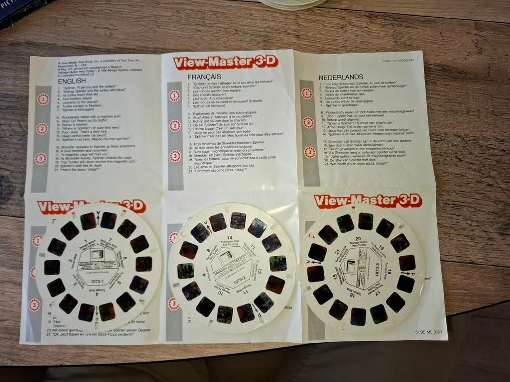 View-master : des tortues ninja mutantes adolescentes, Envoi, Comme neuf