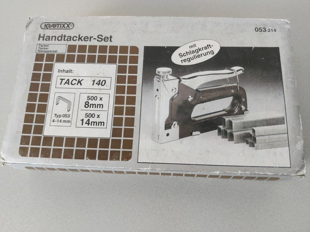 Hand tacker, Ophalen of Verzenden, Nieuw