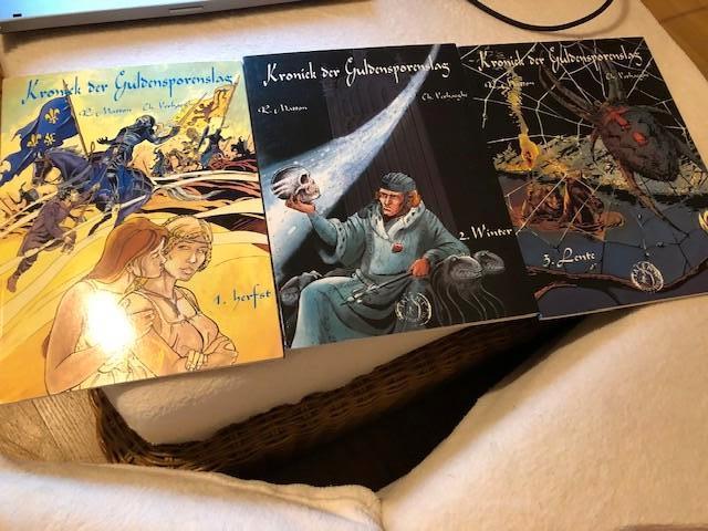 Kroniek der Guldensporenslag - R. Matton/ CH Verhaeghe 1 - 2, Boeken, Meerdere stripboeken, Ophalen of Verzenden, Zo goed als nieuw