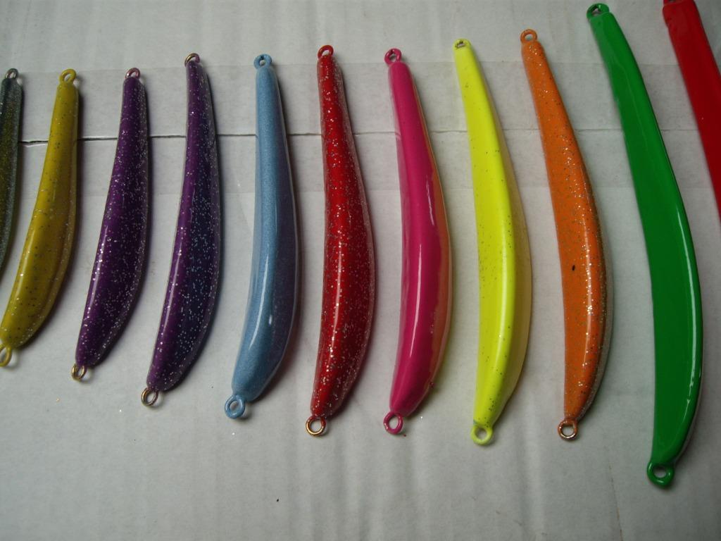 Bergman bananen vorm pilkers tussen 64 en 570 gram, Watersport en Boten, Ophalen of Verzenden, Nieuw, Dobber of Lood