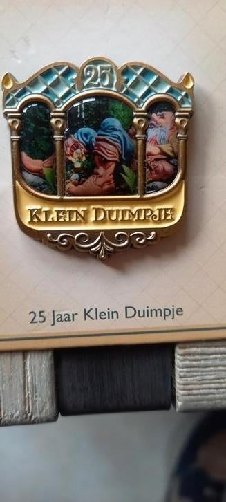 Efteling, 25 ans de Little Thumb, épingle féerique, géant de, Enlèvement ou Envoi, Comme neuf