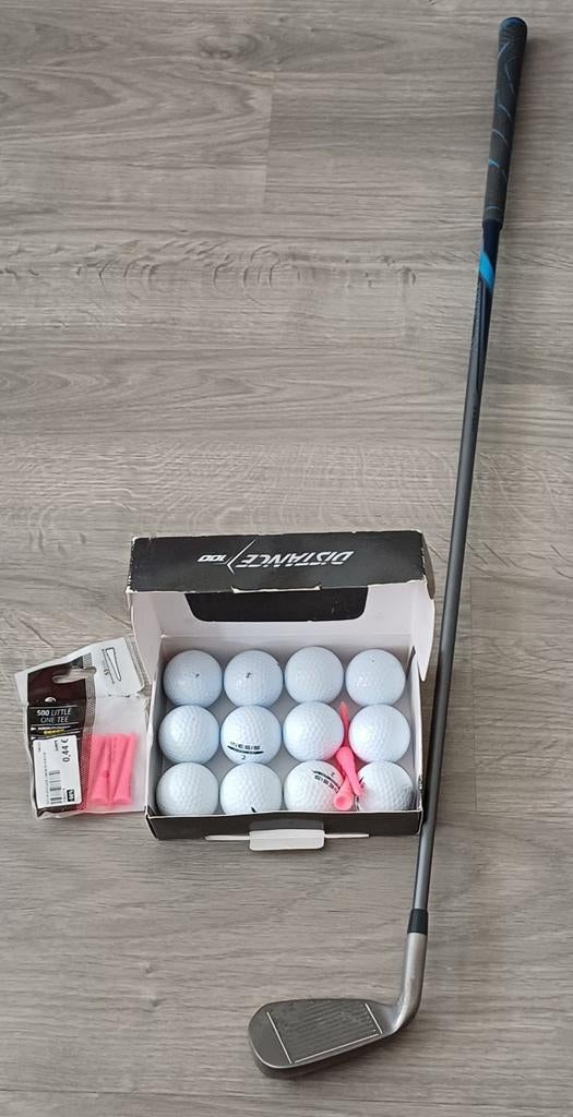 229) Club de golf + balle + tee golf, Enlèvement, Comme neuf, Club