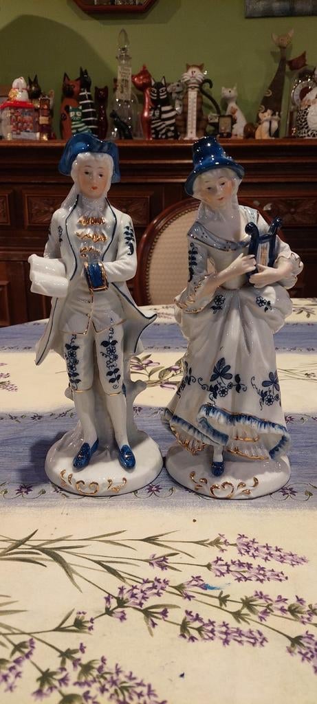 2 mooi porseleinen beeldjes, Ophalen of Verzenden