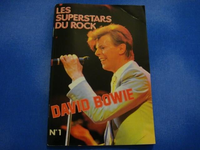 Livre: Titre: "Les Superstars du Rock" N 1. David BOWIE., Verzamelen, Verzenden, Overige figuren, Gebruikt, Overige typen