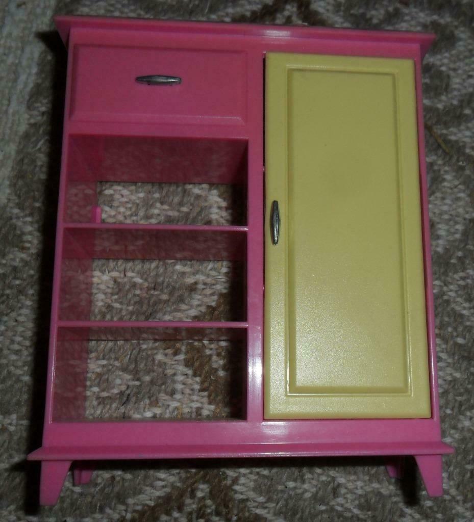Barbie Kookfornuis - kast - paarse zetel, Kinderen en Baby's, Speelgoed | Poppen, Ophalen of Verzenden, Gebruikt, Barbie