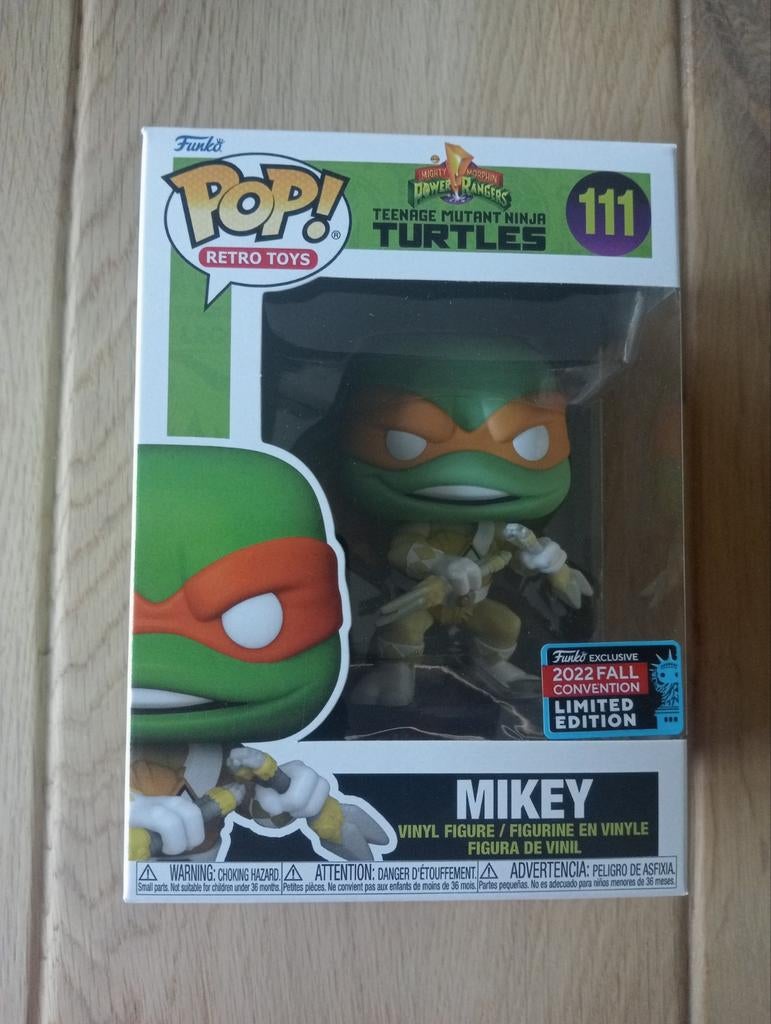 Funko pop #111 Teenage mutant ninja Turtles Mikey Lim.ed., Ophalen of Verzenden, Nieuw
