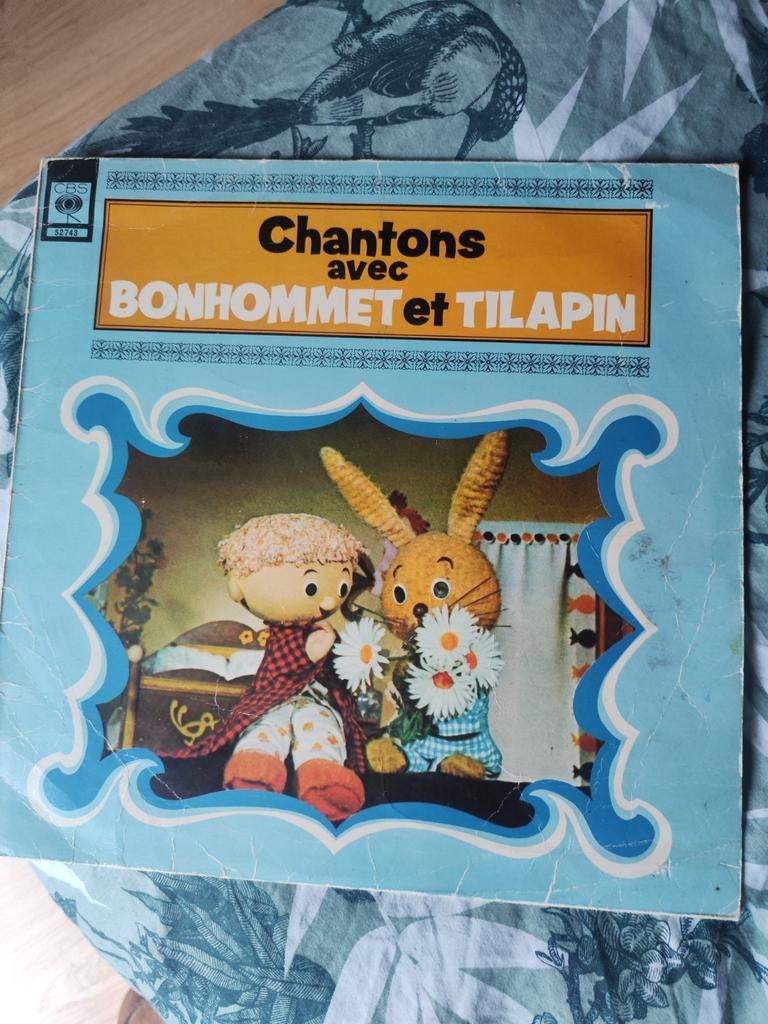 Chantons avec Bonhommet et tilapin 33 tours, Enlèvement, Utilisé