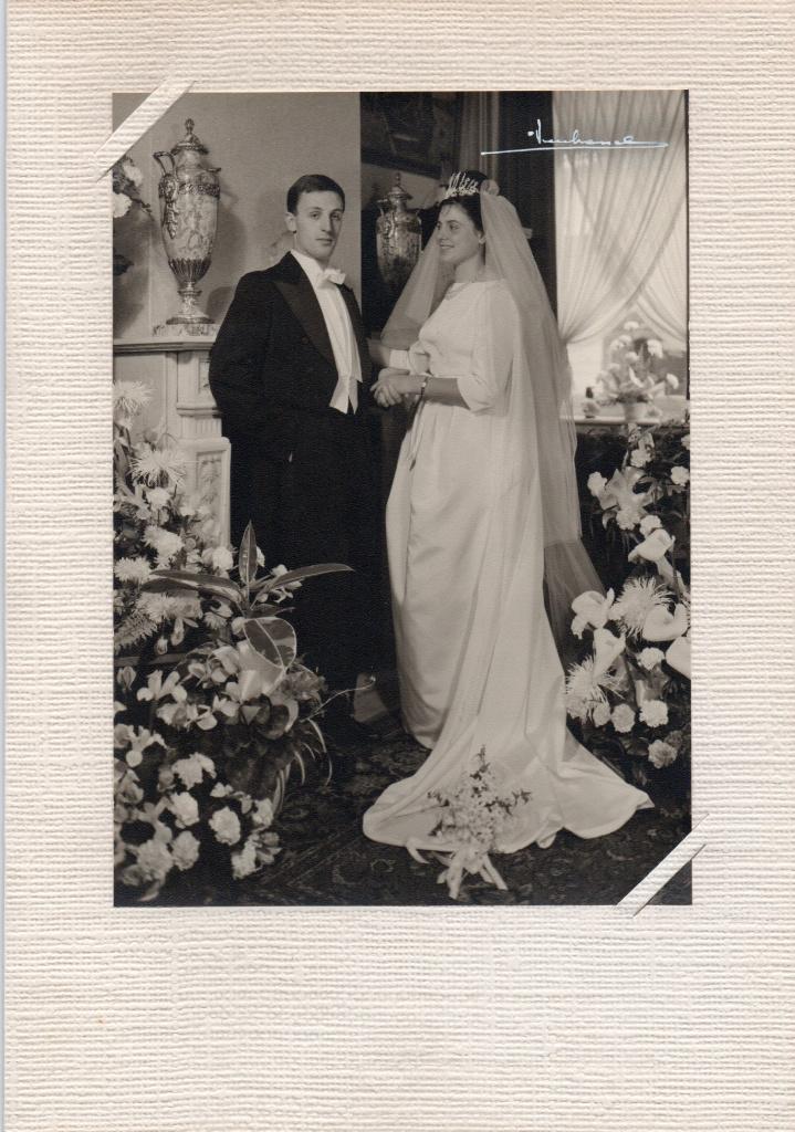 Huwelijksfoto jaren 1950-60, Foto Verhassel, Ophalen, Gebruikt, Foto, Klederdracht